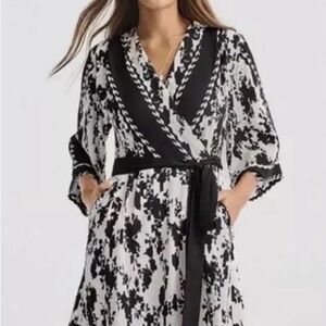 NWOT M X Factor Dress Elegant Black and White Women's Dress